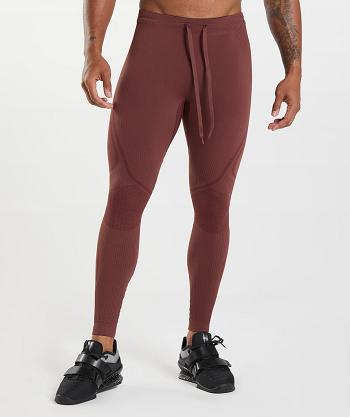 Gymshark 315 Seamless Muške Hulahopke Roze Smeđe Bordo | HR 2171AHK